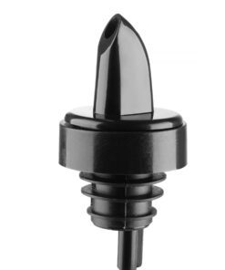 Droppkork Plast Svart 6st