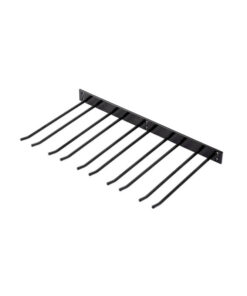 Glashängare 30cm vägg svart