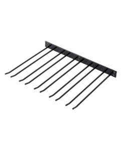 Glashängare 40cm vägg svart