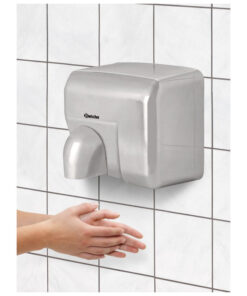 Handtork el rostfritt, väggmonterad