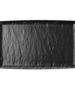 Melamine Platter Rock, svart, GN 1/3, 176x325mm