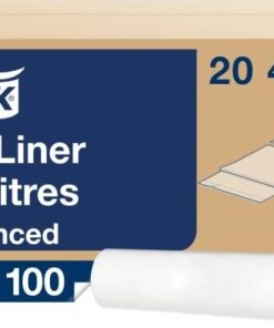Tork Papperskorgspåse 20L B2 vit 1000st